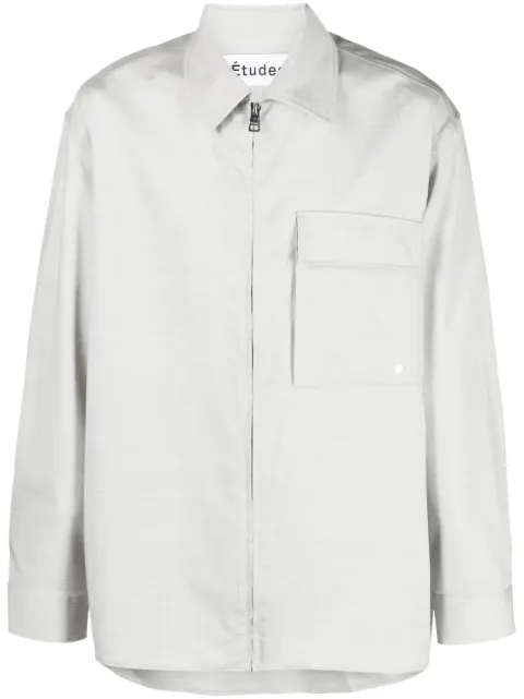 Etudes zip-up long-sleeve shirt