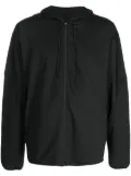 Post Archive Faction zip-up long-sleeve hoodie - Black