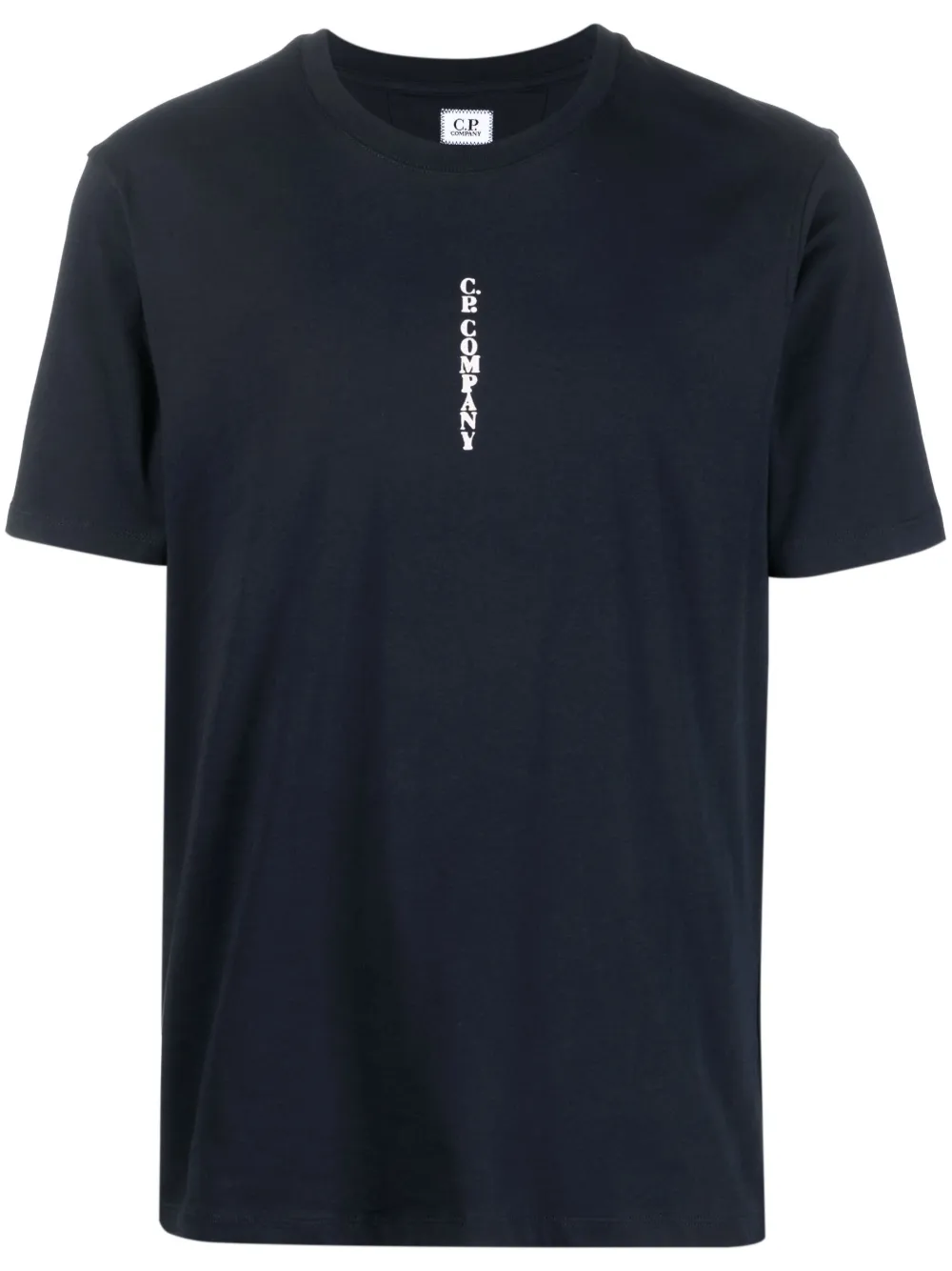 C.P. Company logo-print coton T-shirt - Blue