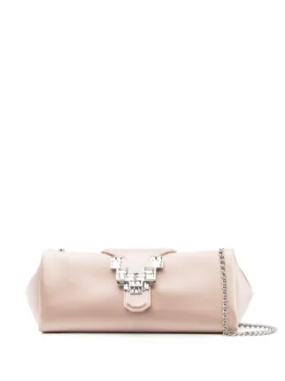 Rodo satin finish Clutch Bag Farfetch