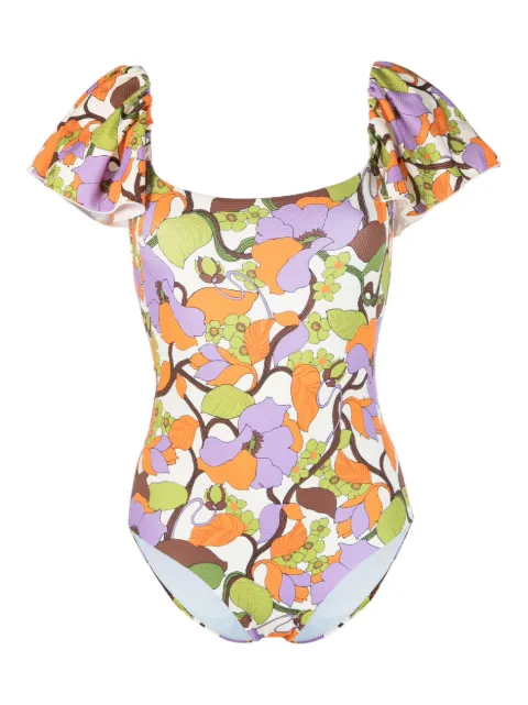 La DoubleJ Scarlett graphic-print swimsuit