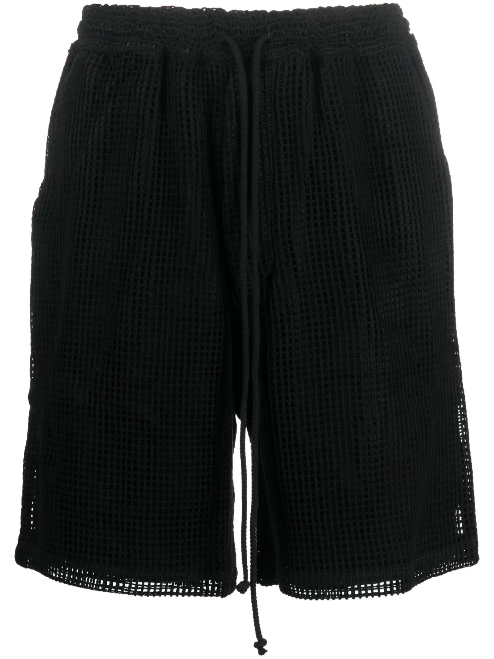Song For The Mute drawstring-waist bermuda shorts - Black