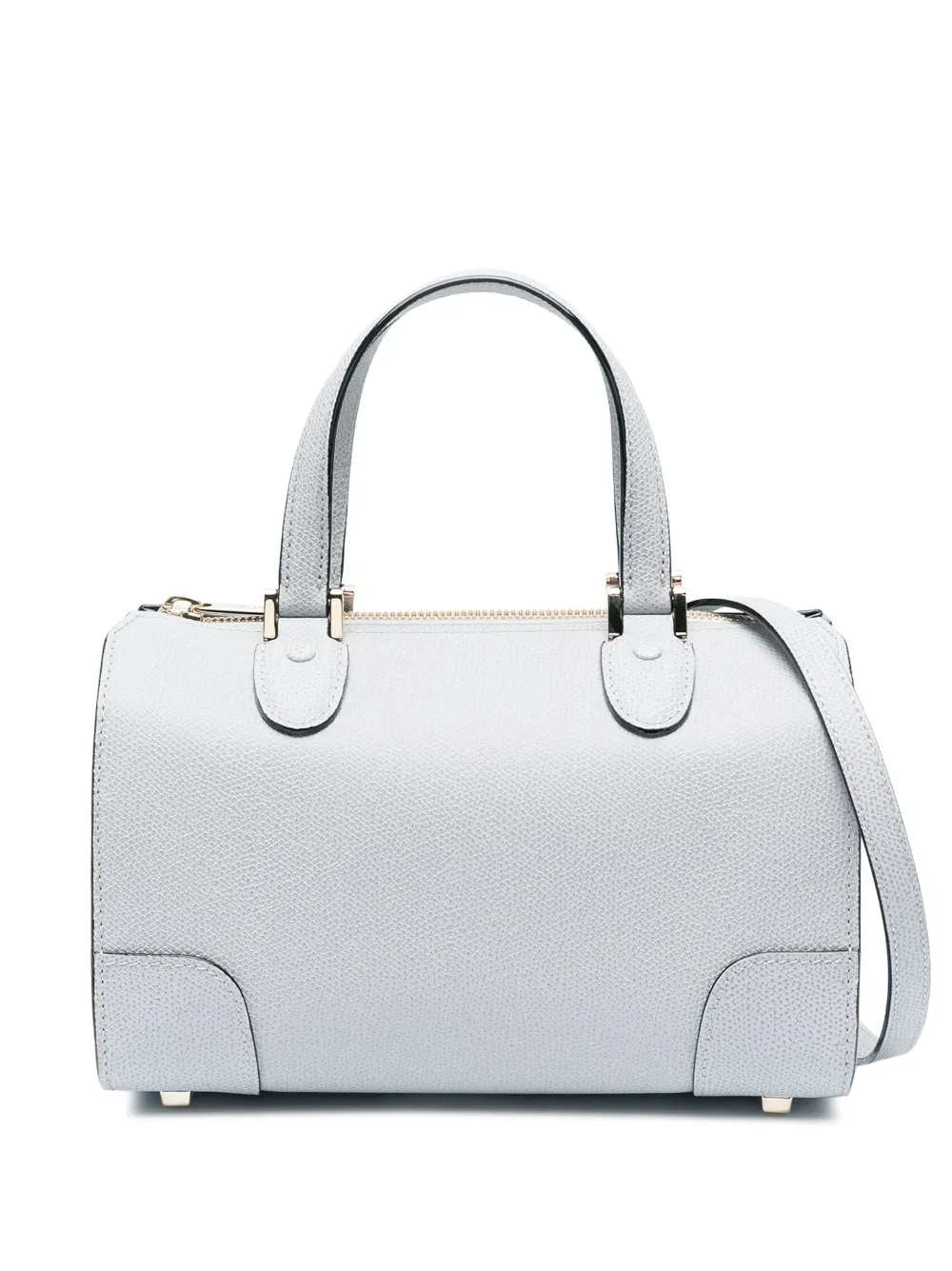 Valextra Babila Boston Crossbody Bag | Grey | Image 1