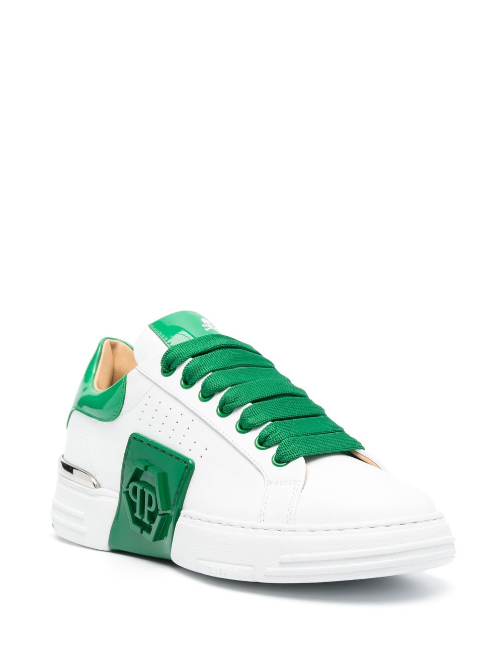 Philipp Plein Hexagon low-top sneakers - Wit