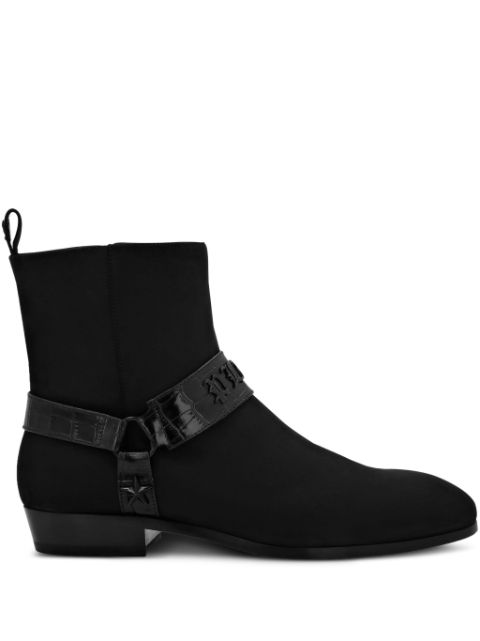 Philipp Plein Nubuck suede ankle boots Men