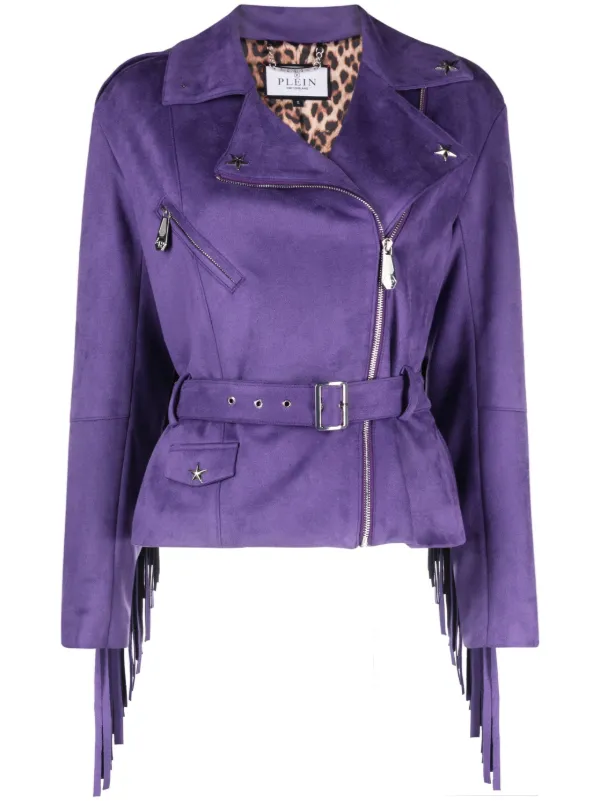 Mauve suede jacket best sale