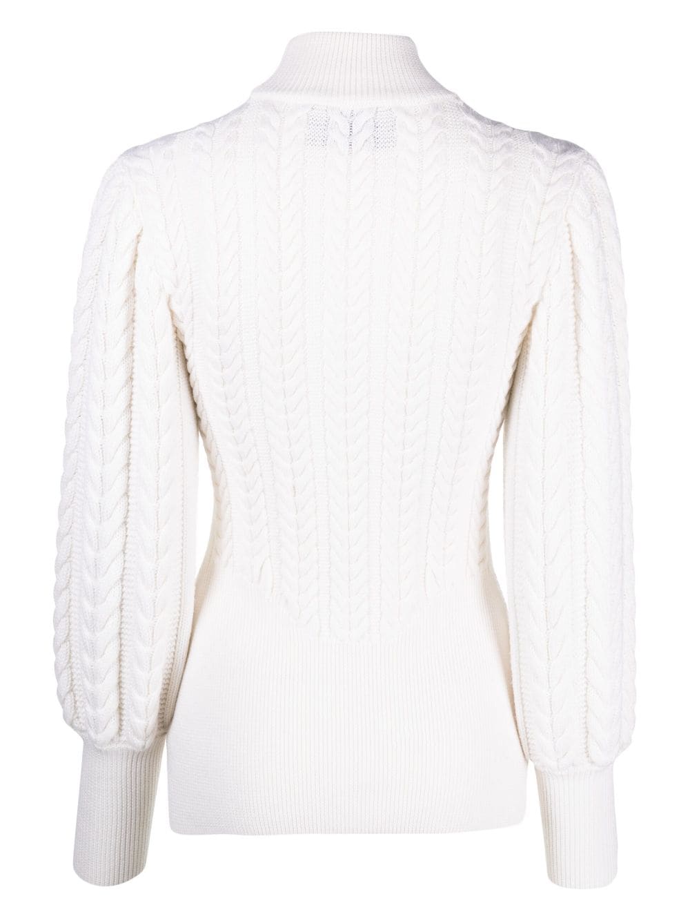 Shop Philipp Plein Long-sleeve Knitted Wool Jumper In White