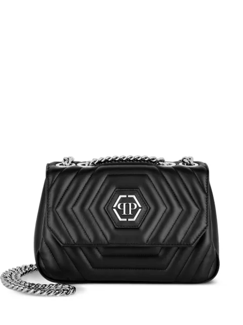 Philipp Plein Hexagon leather shoulder bag