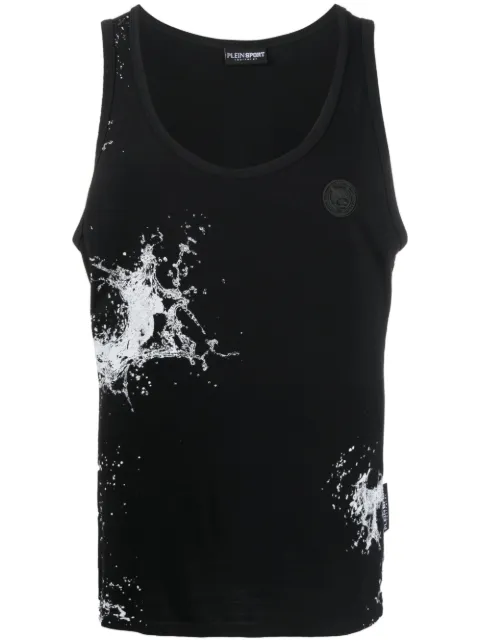 Plein Sport camiseta con estampado de mancha
