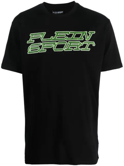 Plein Sport Tiger-print cotton T-shirt