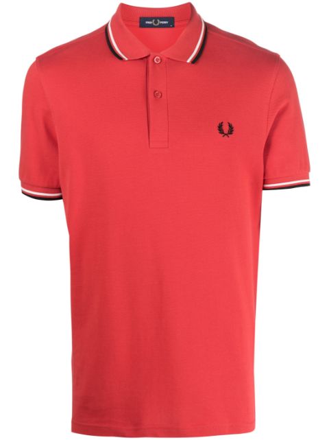 Fred Perry - embroidered-logo polo shirt