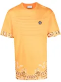 Philipp Plein bandana-print short-sleeve T-shirt - Orange