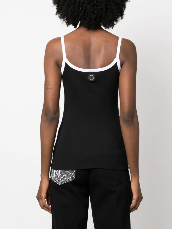 Philipp Plein スカル タンクトップ | ブラック | FARFETCH JP