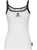 Philipp Plein skull-print tank top - White