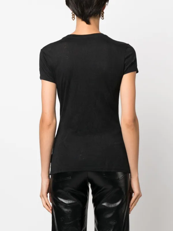 Philipp Plein Diamond rhinestone-embellished T-shirt | Black
