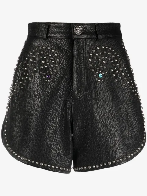 Philipp Plein hotpants con apliques