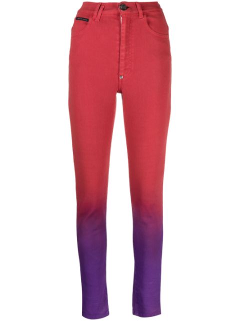 Philipp Plein high-waisted ombre jeggings Women