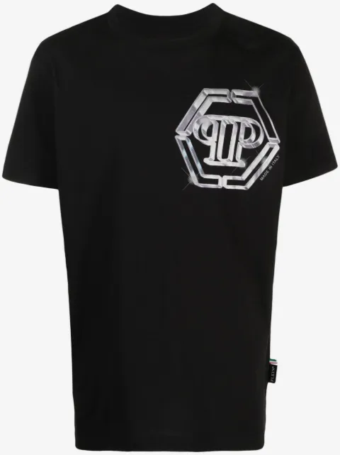 Philipp Plein logo-print cotton T-shirt