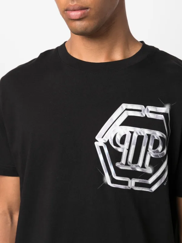 Philipp plein t shirt logo new arrivals