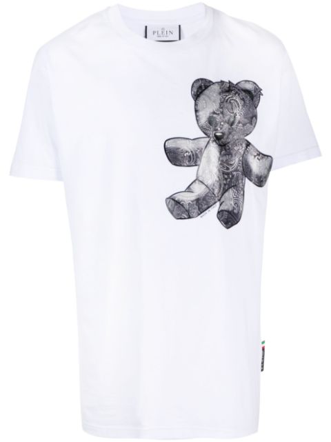 Philipp Plein Teddy Bear paisley-print T-shirt Men