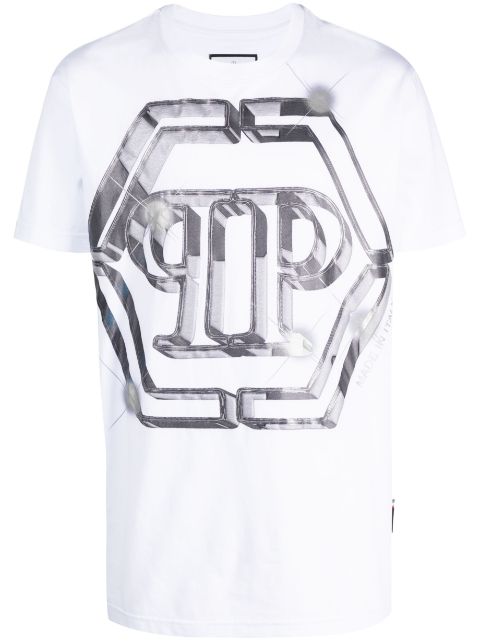 Philipp Plein logo-print short-sleeved T-shirt Men