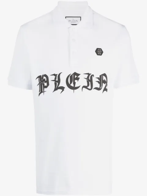 Philipp Plein Gothic Plein logo-print polo shirt