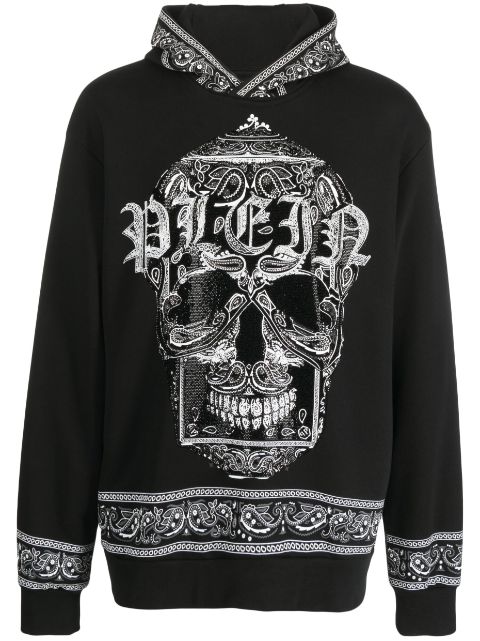 Philipp Plein bandana-print hoodie Men