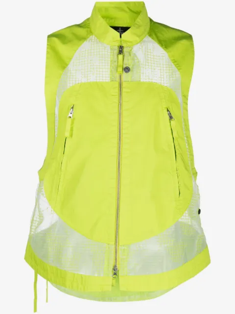 Stone Island Shadow Project vest med mesh-panel