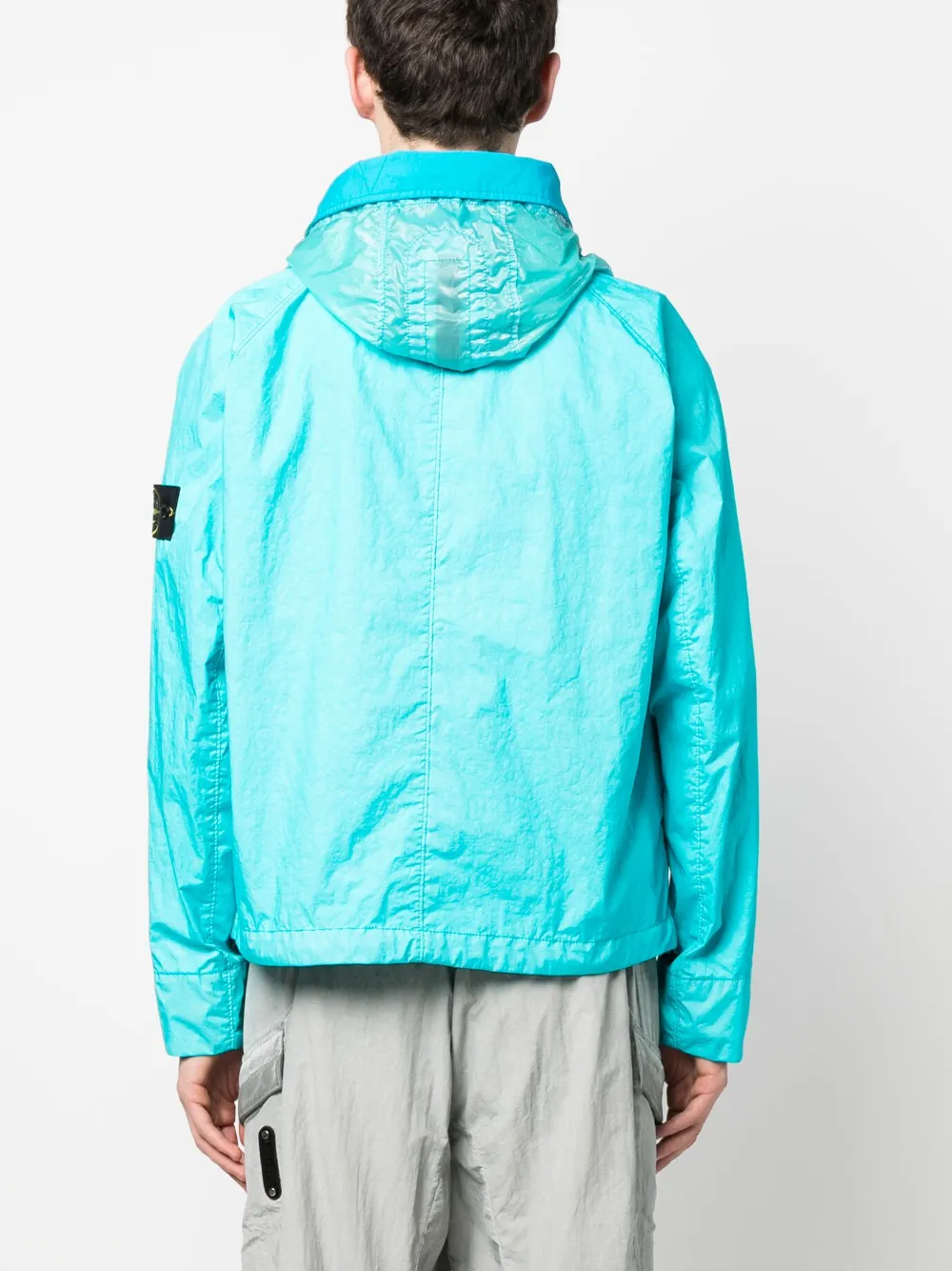STONE  シッフアッフフティシャケット 【関税込】 stein】Oversized Zip Up Half Coat ブラック