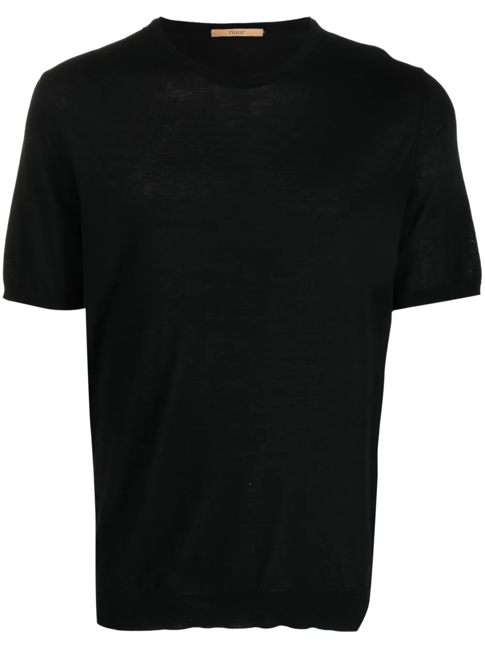 Nuur Comfy Short Sleeve Pullover In Black