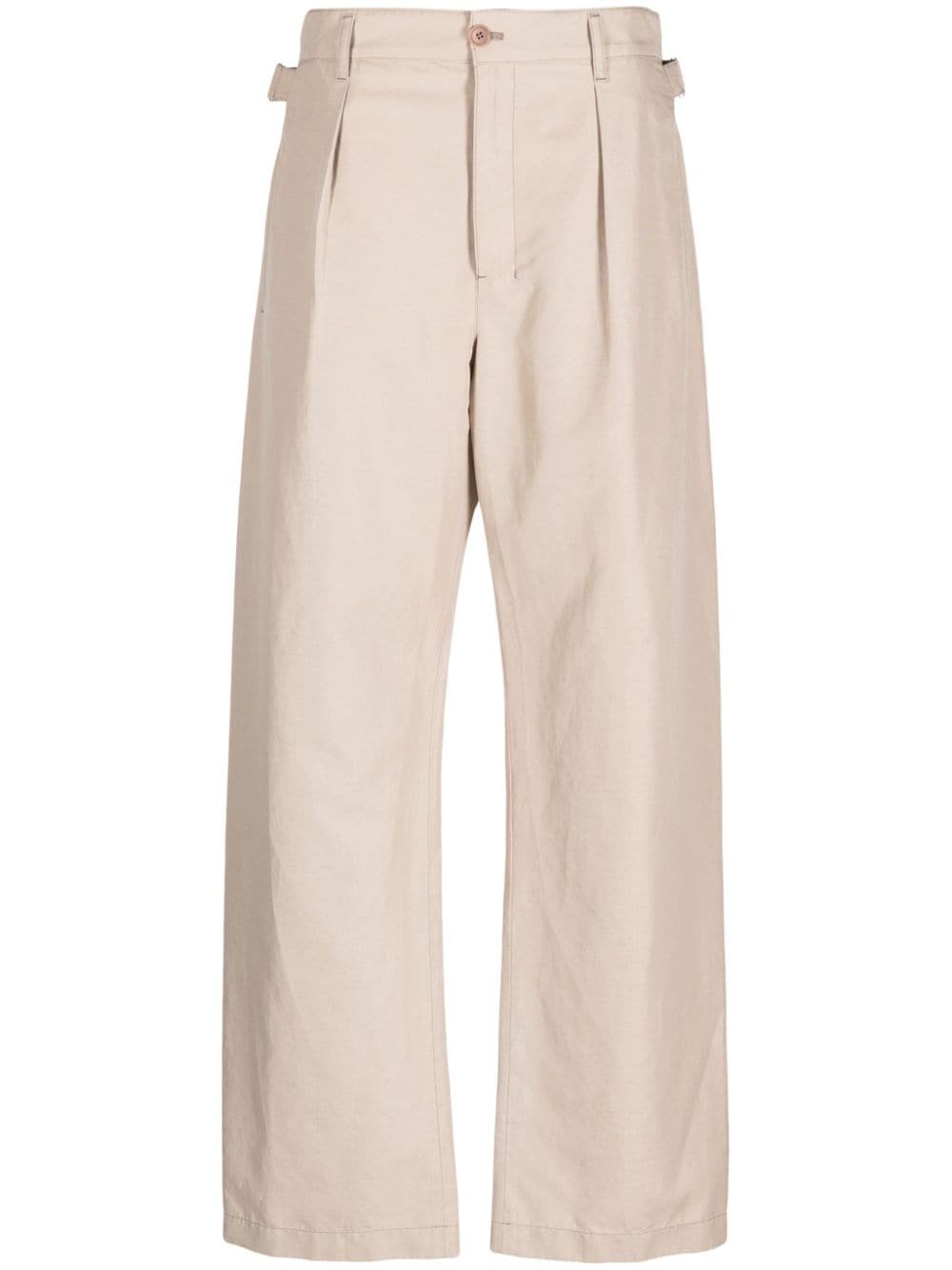 LEMAIRE WIDE-LEG HIGH-WAISTED TROUSERS