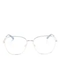 Chiara Ferragni square-frame glitter glasses - Gold