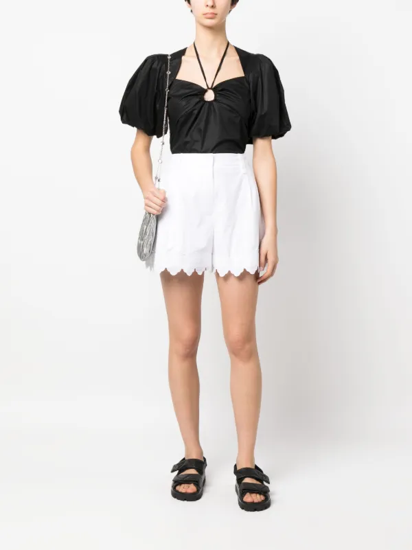 Lace trim clearance shorts