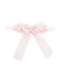 Il Gufo faux-flower elasticated headband - Pink