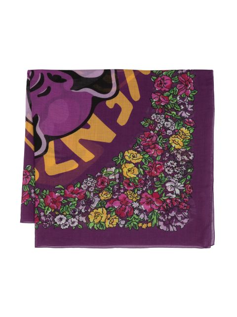 Kenzo floral-print logo scarf Men