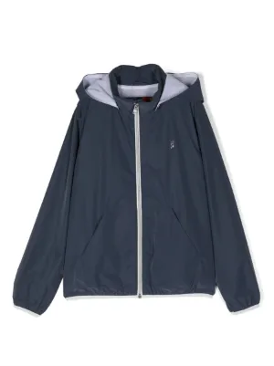 HERNO ヘルノ キッズ　アウター コート ネイビー シルバー　男女兼用 ヘルノ公式eショップ] キッズダウンジャケット | Herno®