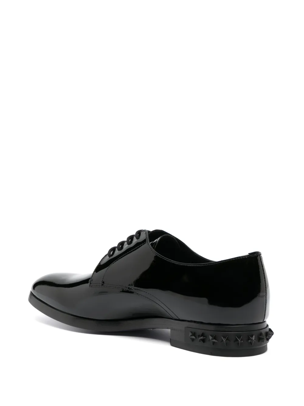 Philipp Plein Leren derby Oxford schoenen Zwart
