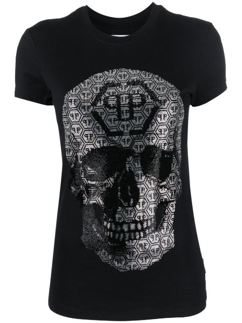 Philipp Plein 3D Skull round-neck T-shirt Women