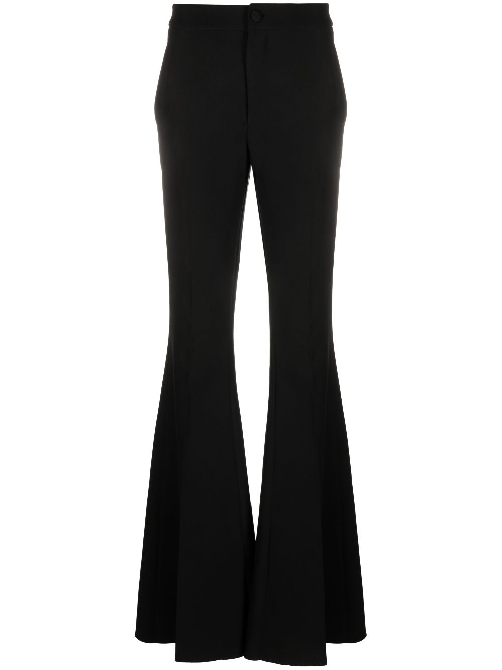 Philipp Plein Cady high-waisted flared trousers - Zwart