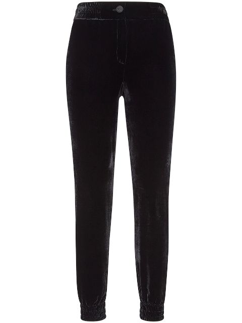 Philipp Plein elasticated-waist velvet trousers Women