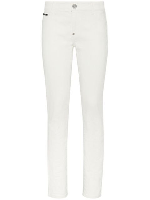 Philipp Plein logo-patch skinny jeans Women