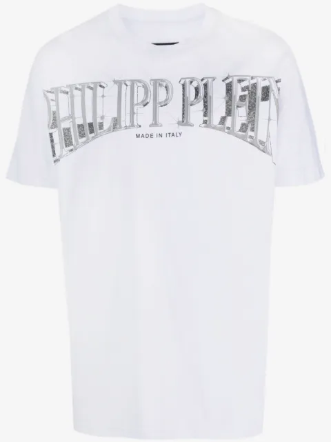 Philipp Plein playera con logo estampado