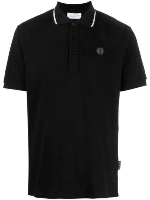 Philipp Plein skull-pattern polo shirt Men