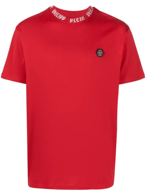 Philipp Plein logo-plaque jersey-knit T-shirt