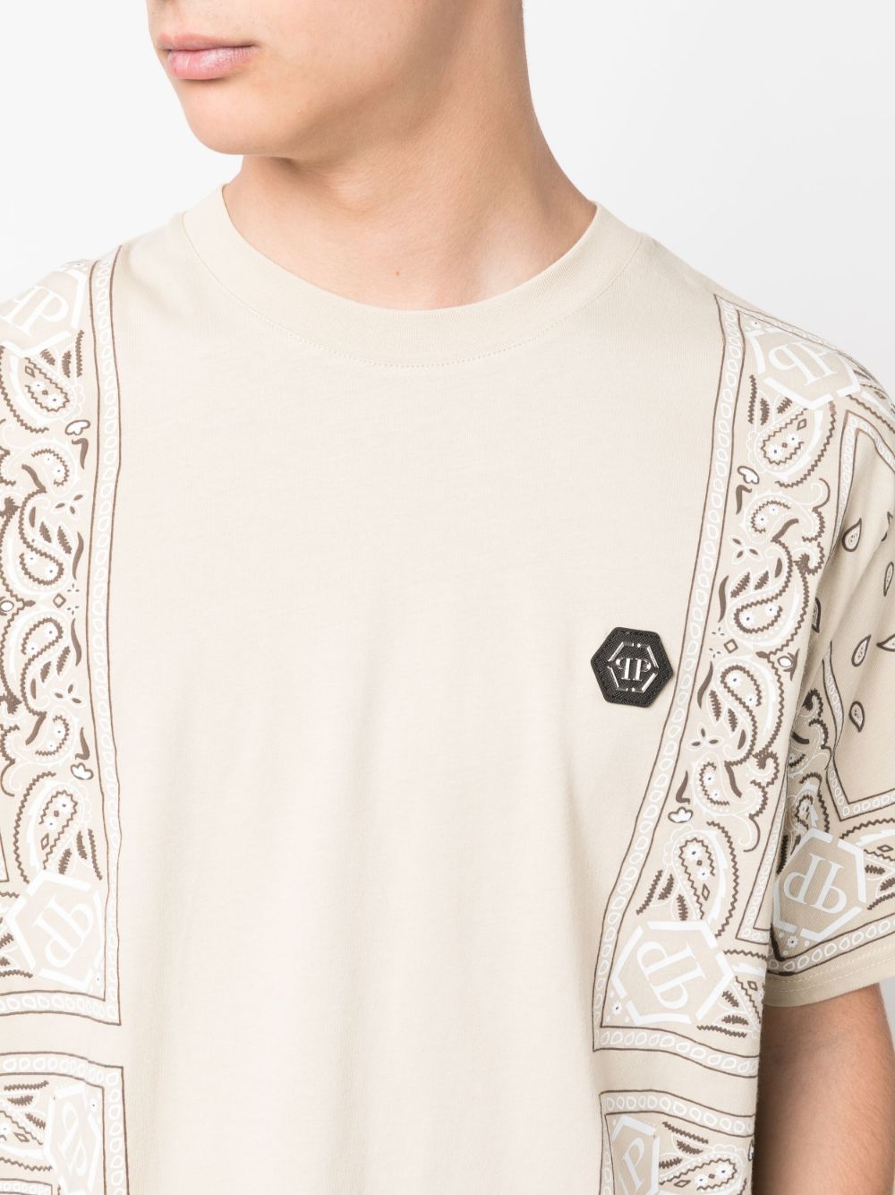 Philipp Plein Paisley Bandana short-sleeve T-shirt Men