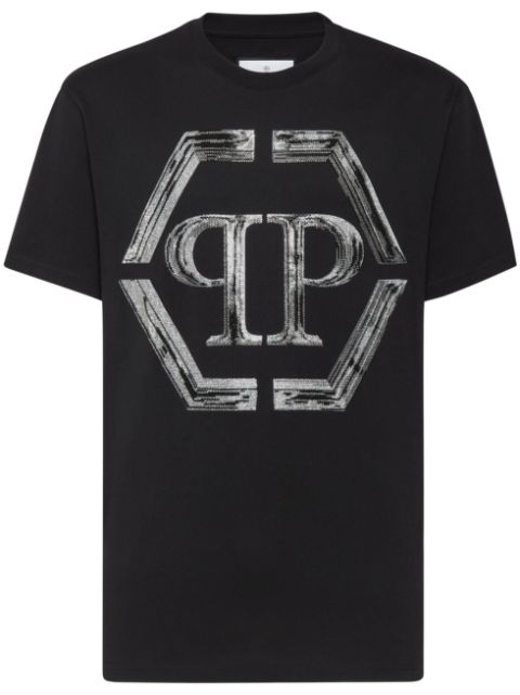 Philipp Plein logo-print cotton T-shirt Men