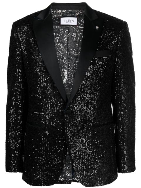 Philipp Plein sequin-embellished blazer Men