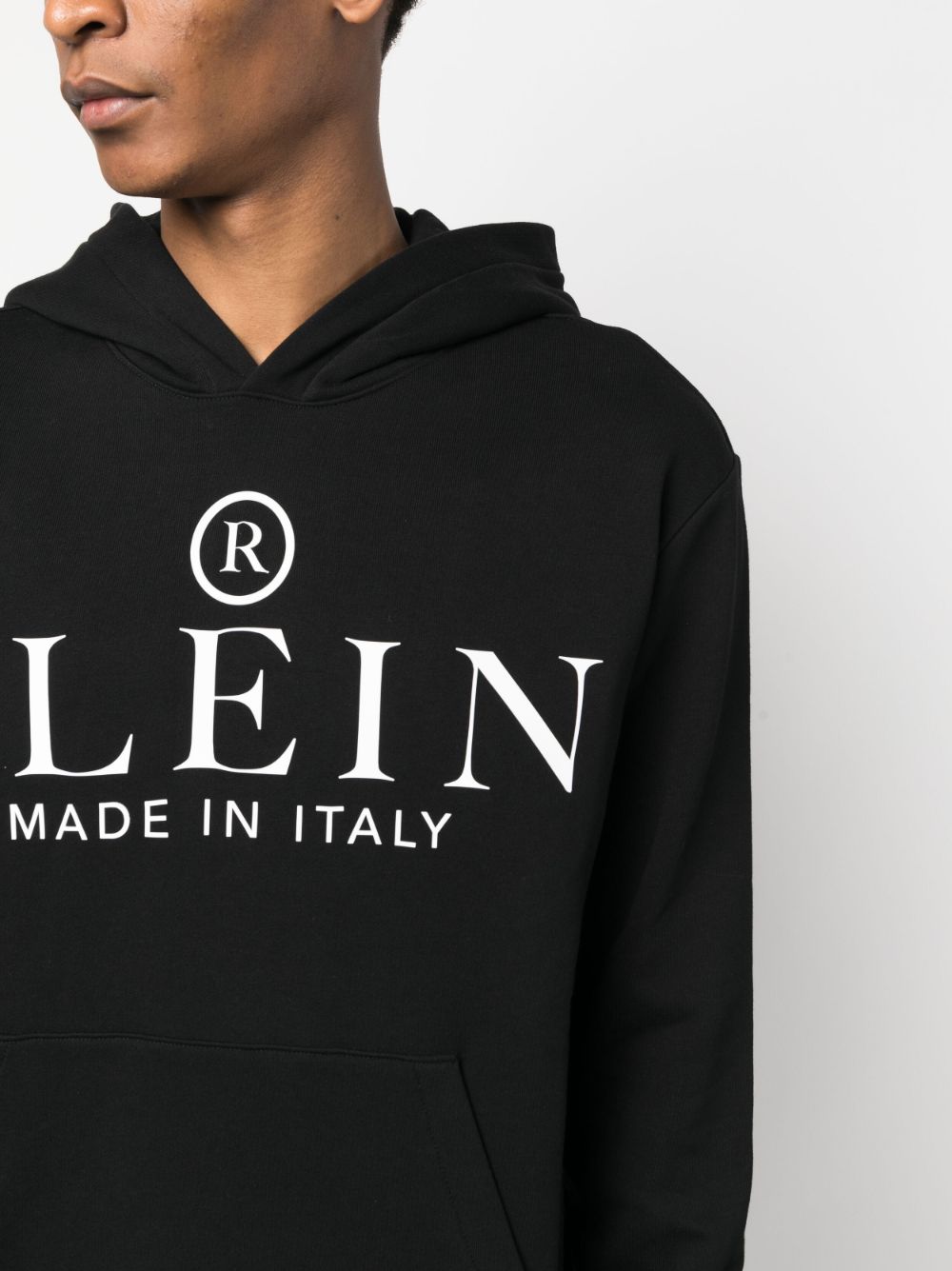 Philipp Plein logo-print cotton hoodie Men