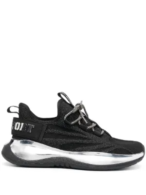 Ea7 Emporio Armani Crusher Distance Sneakers | Black | FARFETCH