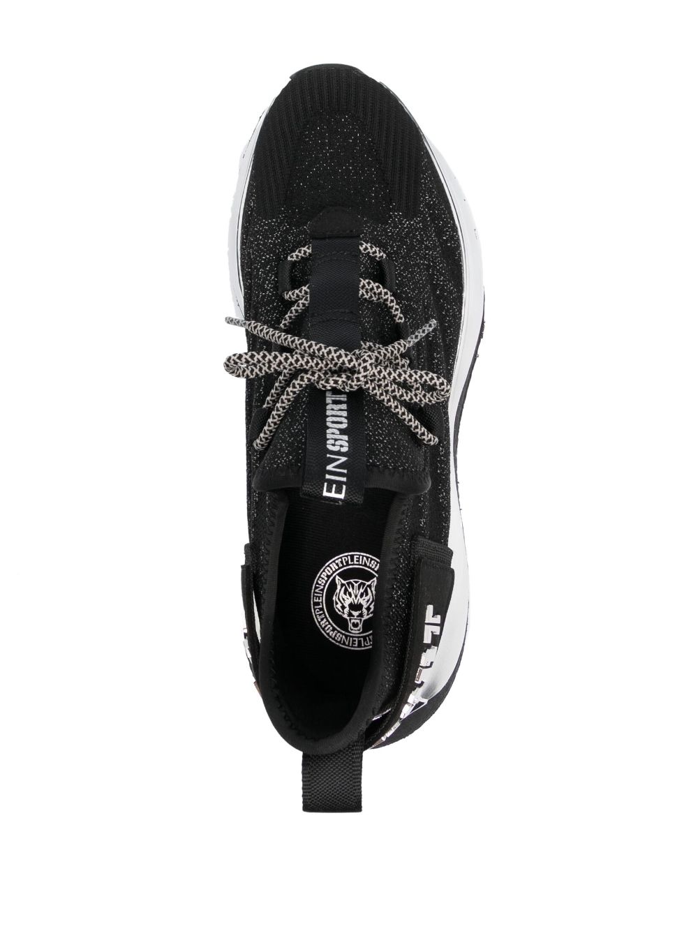 Shop Plein Sport The Iron Tiger Gen.x.02 Sneakers In Black